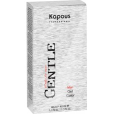 Kapous Гель-краска для волос для мужчин без аммония «Gentlemen» в наборе 40 ml*40 ml