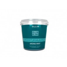 OLLIN BLOND PERFORMANCE Aroma Mint Осветляющий порошок с ароматом мяты 500г