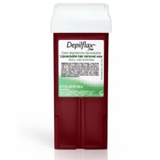 Depilflax 100 - Воск для эпиляции в картридже "Вино" (100 мл)