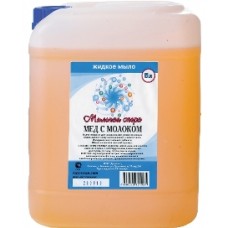 DOMIX Жидкое мыло в канистре - мёд с молоком 5л.
